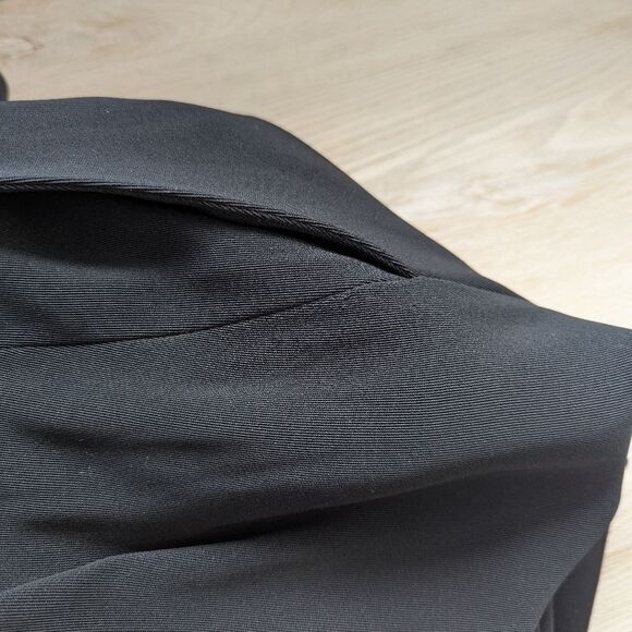 Liz Claiborne Collection Black Pleated Straight Leg Dress Pants 10 Vintage - Picture 11 of 12